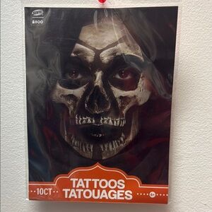 Savvi Skull Tattoos - Black and White